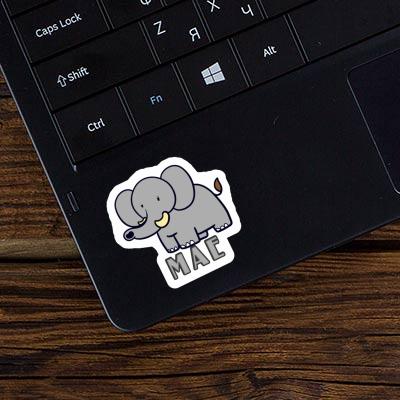 Sticker Mae Elephant Notebook Image