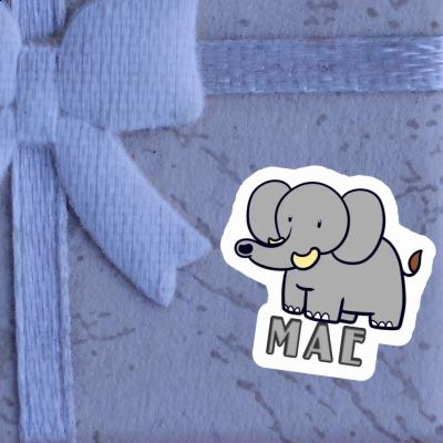 Sticker Mae Elephant Notebook Image