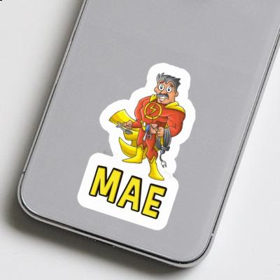 Electrician Sticker Mae Image