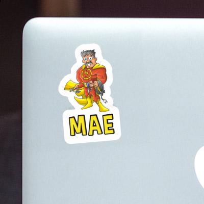 Electrician Sticker Mae Notebook Image