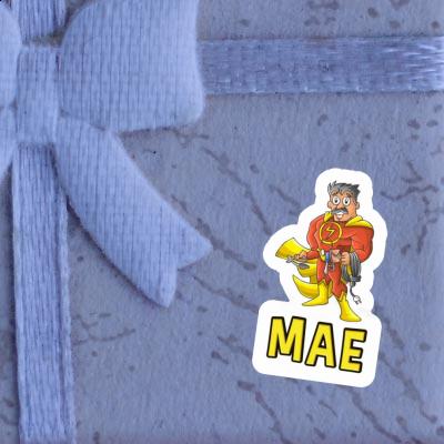 Sticker Elektriker Mae Gift package Image