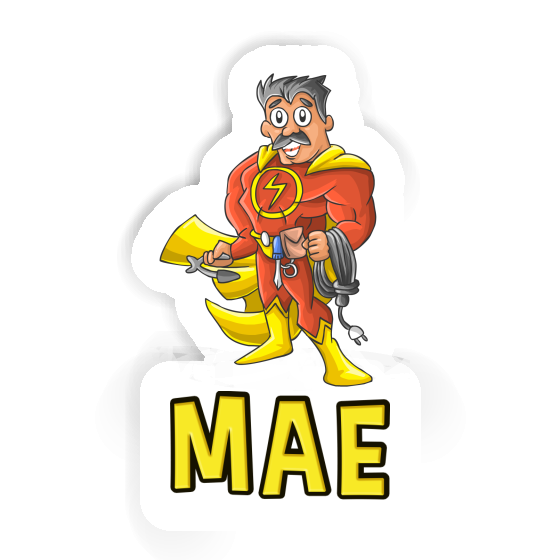 Electrician Sticker Mae Image