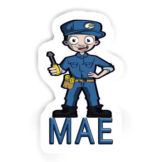 Sticker Mae Electrician Laptop Image