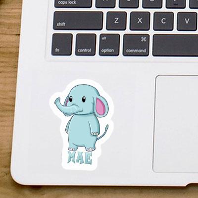 Sticker Mae Elephant Notebook Image