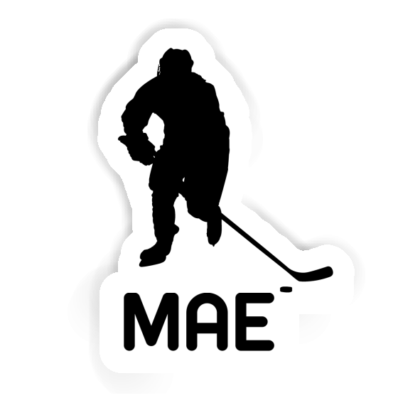 Mae Sticker Eishockeyspieler Image