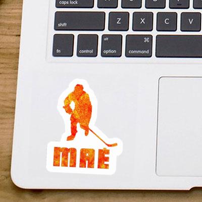 Hockey Player Sticker Mae Gift package Image