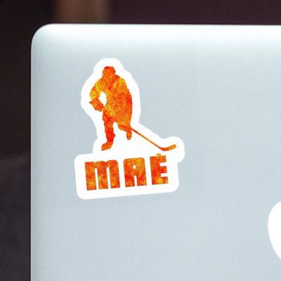 Hockey Player Sticker Mae Notebook Image