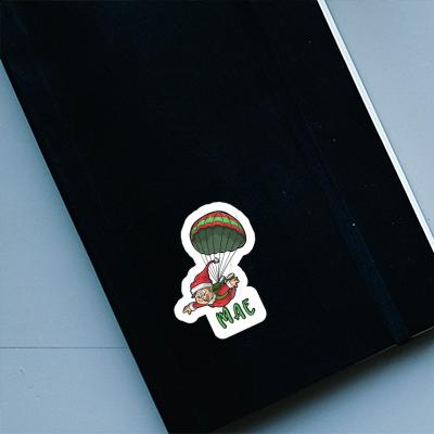 Skydiver Sticker Mae Laptop Image