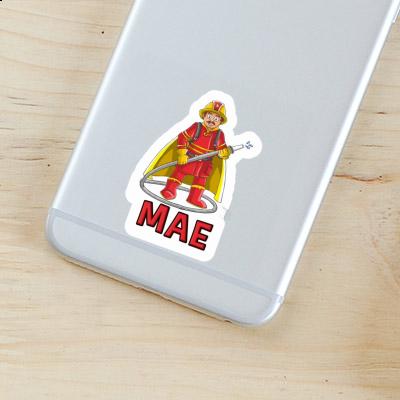 Sticker Firefighter Mae Laptop Image