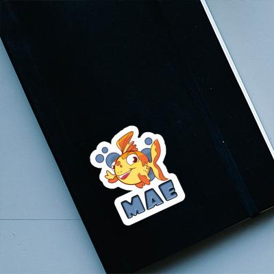 Mae Sticker Fish Laptop Image