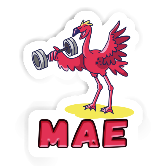 Mae Sticker Weight Lifter Image