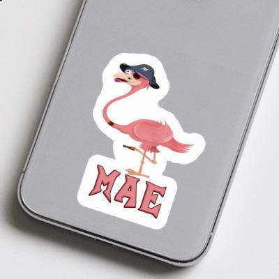 Mae Sticker Flamingo Notebook Image