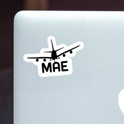 Flugzeug Sticker Mae Notebook Image