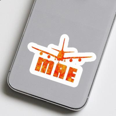 Mae Sticker Airplane Notebook Image