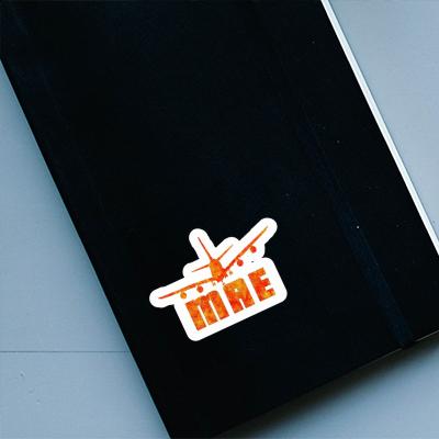 Mae Sticker Airplane Laptop Image