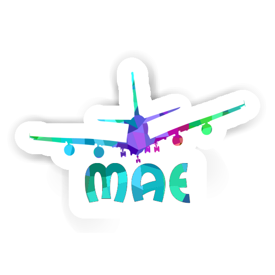 Sticker Airplane Mae Notebook Image