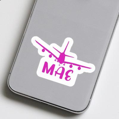 Mae Sticker Airplane Notebook Image