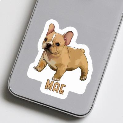 Sticker French Bulldog Mae Notebook Image