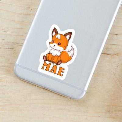 Sticker Sitting Fox Mae Image