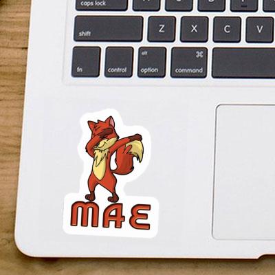 Dabbing Fox Sticker Mae Gift package Image