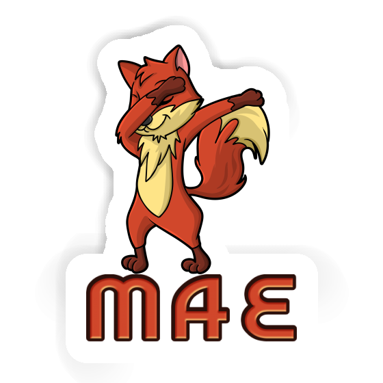 Dabbing Fox Sticker Mae Gift package Image