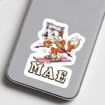 Skier Sticker Mae Image