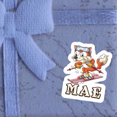 Skier Sticker Mae Image