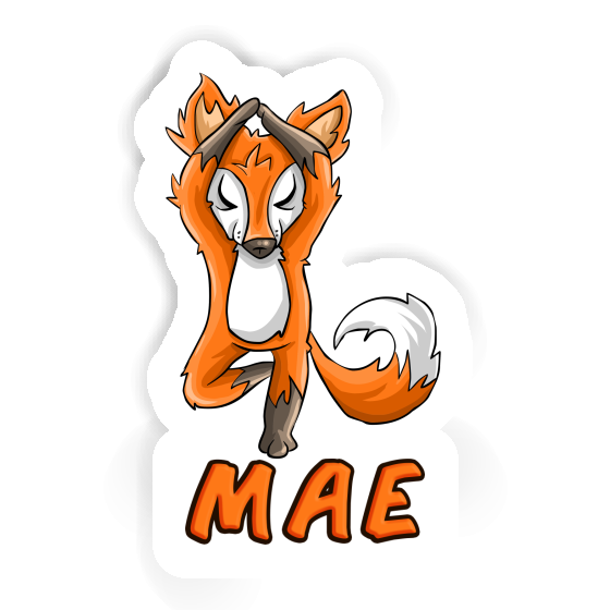 Mae Sticker Yogi Notebook Image