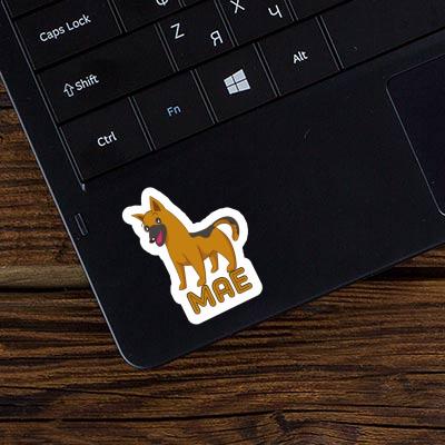 Mae Sticker Sheperd Dog Notebook Image