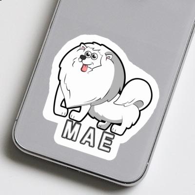 German Spitz Sticker Mae Notebook Image