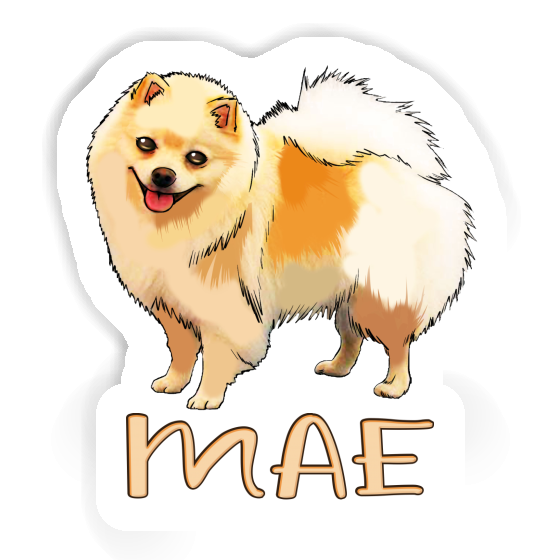 Mae Sticker German Spitz Notebook Image