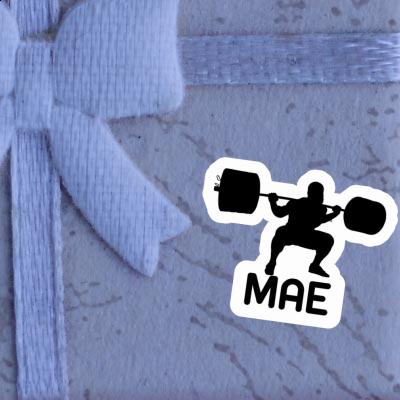 Sticker Weightlifter Mae Laptop Image