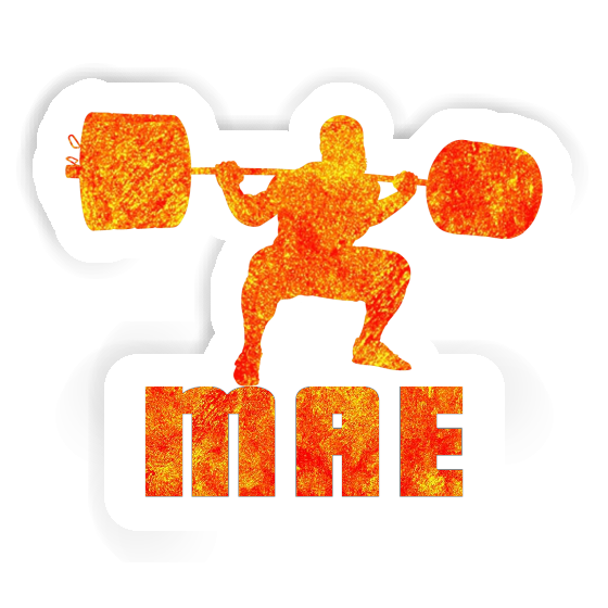 Sticker Mae Weightlifter Image