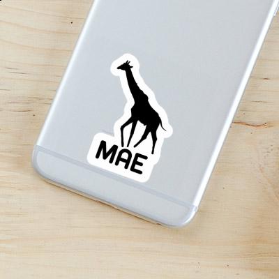 Autocollant Girafe Mae Image