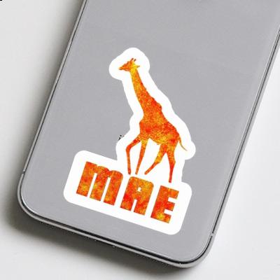 Sticker Giraffe Mae Laptop Image