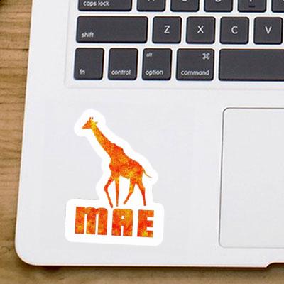 Sticker Giraffe Mae Notebook Image