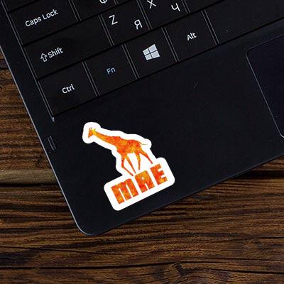 Sticker Giraffe Mae Laptop Image