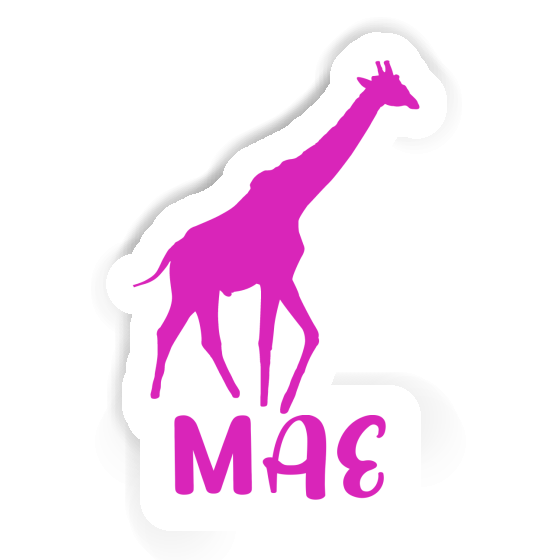 Mae Sticker Giraffe Notebook Image