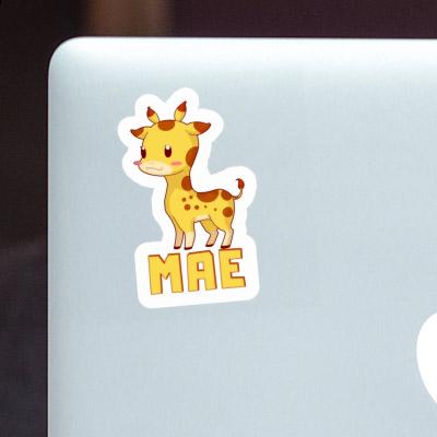 Sticker Mae Giraffe Laptop Image