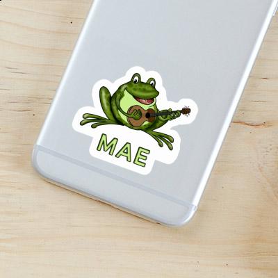 Sticker Mae Guitar Frog Notebook Image