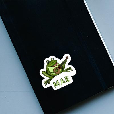 Sticker Mae Guitar Frog Notebook Image