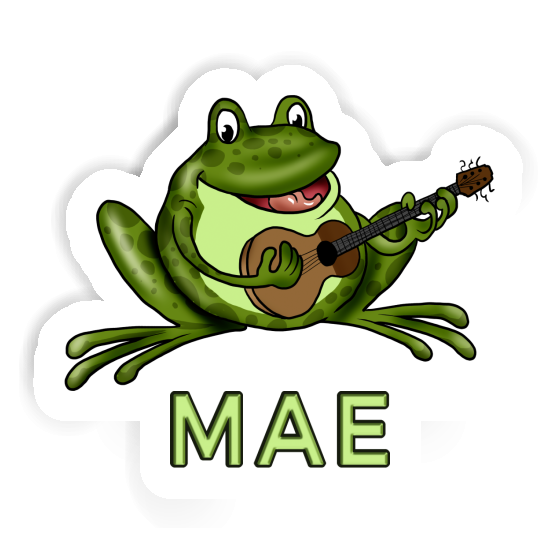 Aufkleber Gitarrenfrosch Mae Notebook Image