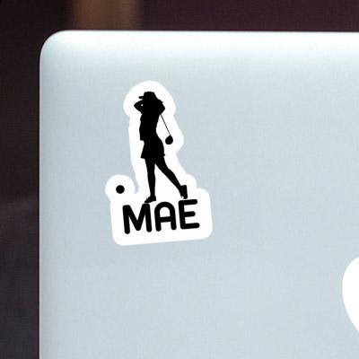 Sticker Mae Golfer Image