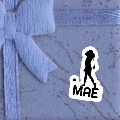 Sticker Mae Golfer Image