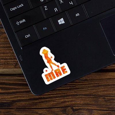 Golferin Sticker Mae Laptop Image