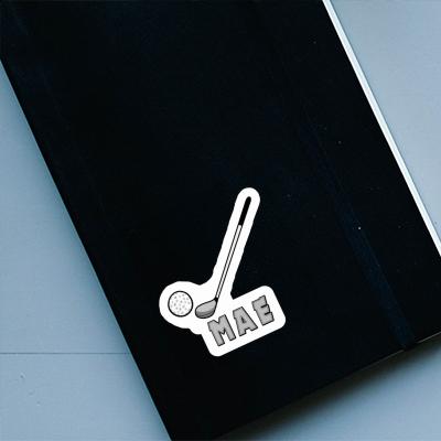 Sticker Mae Golf Club Notebook Image