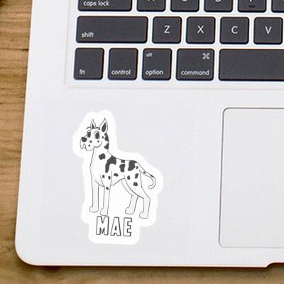 Sticker Mae Great Dane Dog Image