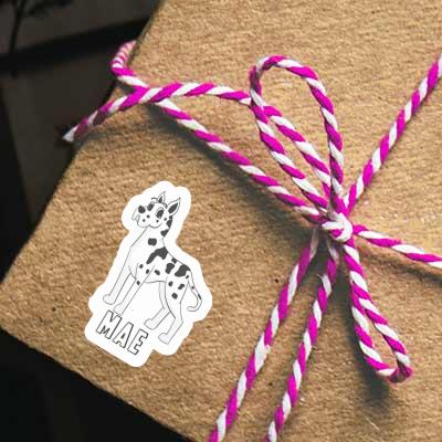 Sticker Mae Great Dane Dog Gift package Image