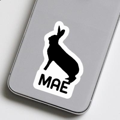 Mae Sticker Rabbit Notebook Image