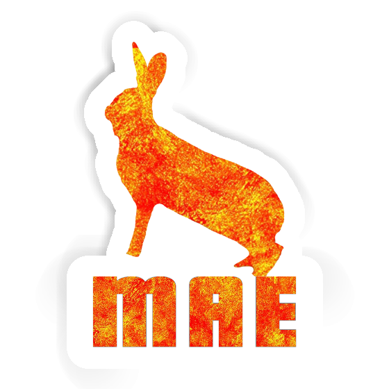 Mae Sticker Rabbit Laptop Image